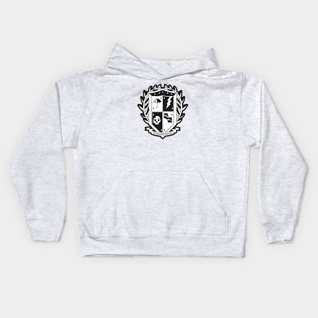 Umbrella Academy Crest (large) Kids Hoodie by stickerfule